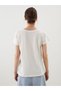 Vizyon New Season Crew Neck Printed Women's T-Shirt - 4