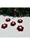 Pompom Daisy Flower Ornament Set of 10 - Decorative Handmade Flower - 7