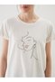 Vizyon New Season Crew Neck Printed Women's T-Shirt - 3