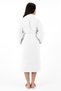Soft Line 100% Cotton Shawl White Color (L-Xl-2Xl-3Xl-4Xl) Large / Oversized Size Bathrobe - 3