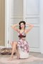 Ruffled Hem Lace Nightgown with Back Cutout - 2