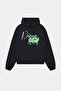 Emoji Hoodie - Oversize Streetwear Cotton Sweatshirt Black