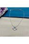Steel Pearl Butterfly Necklace - 5