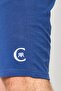 Men Brand Logo Basic Shorts, Navy - 3