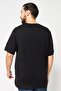 Men Crew Neck Short Sleeve Graphic Print T-Shirt, Black - 4