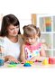 Brand Dough Creation Cup Cake Tower - Educational Playdough for Kids with Cutters Tools - N - 7