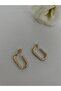 Xuping Zircon Stone Paperclip Vip Earrings - 5