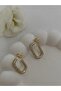 Xuping Zircon Stone Paperclip Vip Earrings - 2