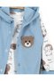 Baby Boy Seasonal Newborn 3-6-9-12 Months Ribbed Vest Teddy Bear Embroidered 3 Piece Stylish Baby Suit - 6