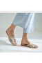 Celeste Embroidered Mule – Genuine Leather, Ethically Handmade, Cushioned & Lightweight – Blue - 7