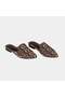 Tazeen Embroidered Mule – Genuine Leather, Handcrafted with crystals, cushioned – Black & Gold - 3