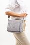 Women's Multi-Eye Waterproof Parachute Fabric Adjustable Cross Strap Shoulder Bag - 3