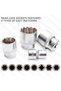 1/2" 8-32 mm bihexagonal socket set, 19 pieces - 2