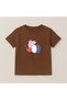 Pig Crew Neck 100% Cotton Printed Short Sleeve Children's and Teenage T-Shirt