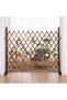 FFD Wooden Freestanding Portable Expandable Garden Fence - Wicker Trellis Pet Gate 120cm Pack of 5