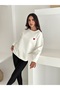 Women's Heart Embroidered Sweatshirt – Simple & Loving Style