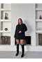 Women's Design Double Flap and Button Blazer Jacket - 5