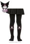Kuromi Black Matte Opaque Pantyhose - 3