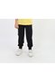 Unisex Underwear Elastic Waist Trousers with Elastic Without Printing Solid Navy Blue Track Pants - 4