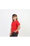 Unisex Tops Crewneck Unprinted Solid Red Combed Cotton T-Shirt - 7