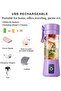 Premium Quality Portable 6 Blade Blender Cup, Electric USB Juicer Blender, Mini Blender Portable Ble - 5