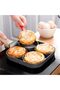 NEW Cooking Pan with Wood Handle, Non-Stick, 4 Hole Frying Pan - 7