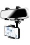 Car Rearview Mirror Phone Holder- Car Phone Mount- Phone Bracket, Phone Stand with 270° Swivel and