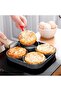 NEW Cooking Pan with Wood Handle, Non-Stick, 4 Hole Frying Pan - 8