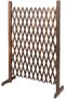 FFD Wooden Freestanding Portable Expandable Garden Fence - Wicker Trellis Pet Gate 120cm Pack of 3