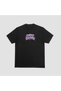 Unisex Oversize Printed Cotton Crew Neck Short Sleeve Black T-Shirt Super Machine