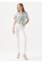 Ramses White High Waist S.ü.p.e.r Skinny Jeans Trousers Jeans (gathering)