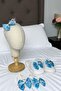 Bow Feathered Mother Maternity Slippers Crown and Booties Maternity Set (Set of 3) - 3