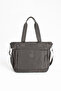 Women's Large Size 4 Compartment Water Resistant Parachute Fabric Crossbody and Shoulder Strap Bag - 4