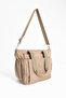Women's Large Size 4 Compartment Water Resistant Parachute Fabric Crossbody and Shoulder Strap Bag - 5