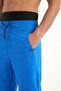 Cobalt Blue Men's Shorts with Reflective Strip, Inner Leggings, Upf50+ Protection S2505-2 - 7
