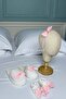 Bow Feathered Mother Maternity Slippers Crown and Booties Maternity Set (Set of 3) - 3