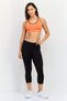 Women Brand Logo Padded Sports Bra, Red - 2