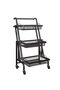 Multi-functional parrallel folding storage basket trolley - 3