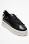 Anabel Black Skin Genuine Leather Women's Casual Sports Shoes - 3