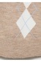 Polo Neck Rhombus Pattern Sweater - 7