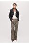 Leopard Straight Cut Jean - 2