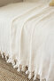 Seat Cover 170 X 210 cm Sofa Bed Cover 100% Cotton Washable Plain Shawl - 2
