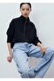 Sweatshirt with Zipper Throat - 6