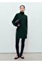Short High Collar Knitwear Dress - 2