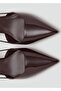 Kitten Heeled Patent Leather Shoes - 3