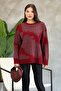 Round Crew Neck Long Sleeve Knitted Bowknot Jacquard Pattern Winter Stylish Knitwear Sweater - 6