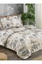 Cotton Double Duvet Cover Set - Soft Textured 200X220 cm (King Size Sheet)