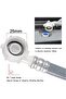 Universal Automatic Drum Cold Water Pipe Flexible 90 Degree Bend Inlet Hose, 3M, 3/4 inch Co - 5