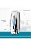 Wall-Mounted Liquid Soap Dispenser, Chrome Silver, Manual Push Button - 5