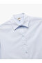 Comfortable Fit Cotton Classic Collar Long Sleeve Poplin Shirt - 5